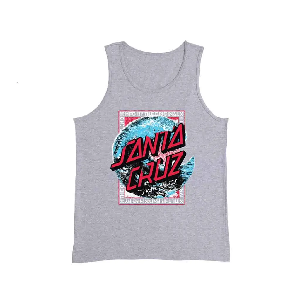 Santa Cruz Breaker Dot Tank Top - Athletic Heather 1