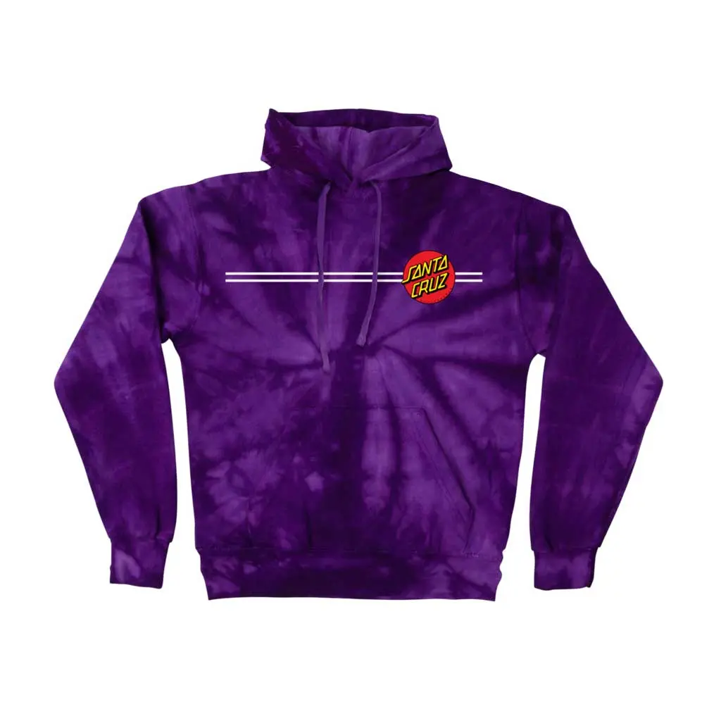 Santa Cruz Classic Dot P/O Hoodie - Spider Purple 1