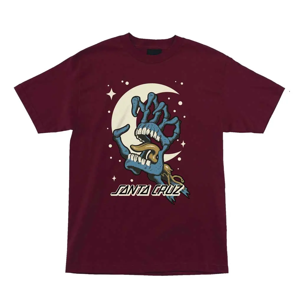 Santa Cruz Cosmic Bone S/S Tee - Burgundy 1