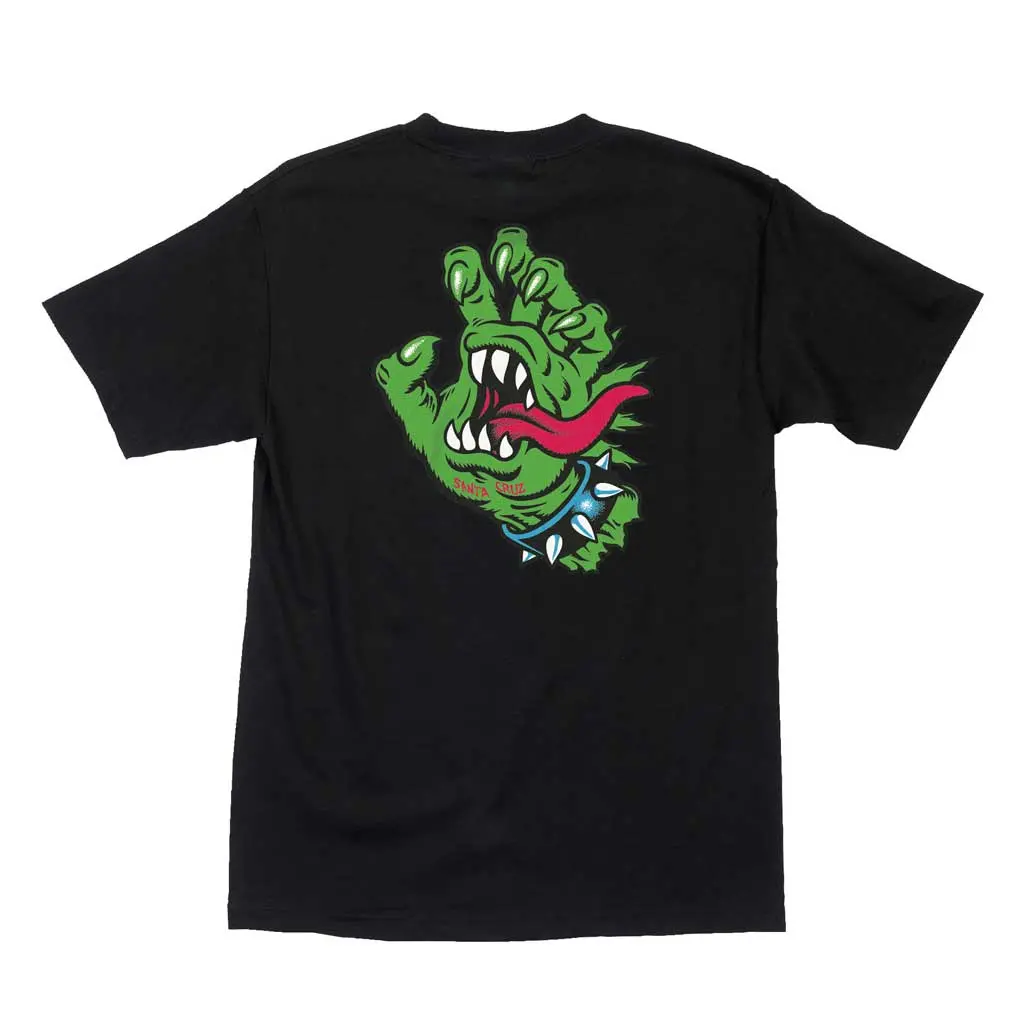 Santa Cruz Meek Og Slasher Hand S/S T-Shirt - Pigment Black 2