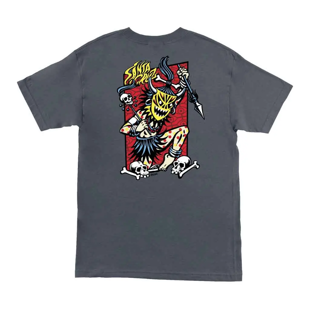 Santa Cruz Salba Voodoo Frame S/S Tee - Charcoal 1