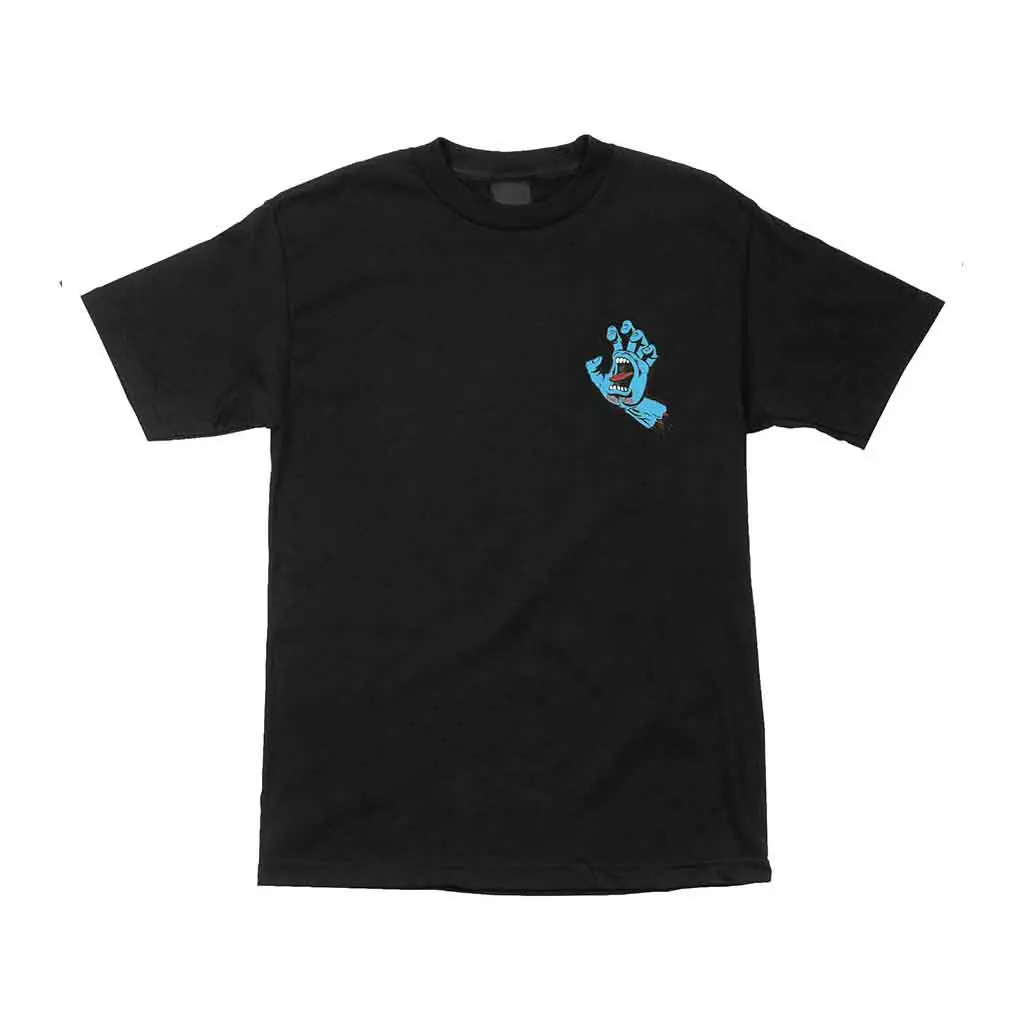 Santa Cruz Screaming Hand Tee - Black 1
