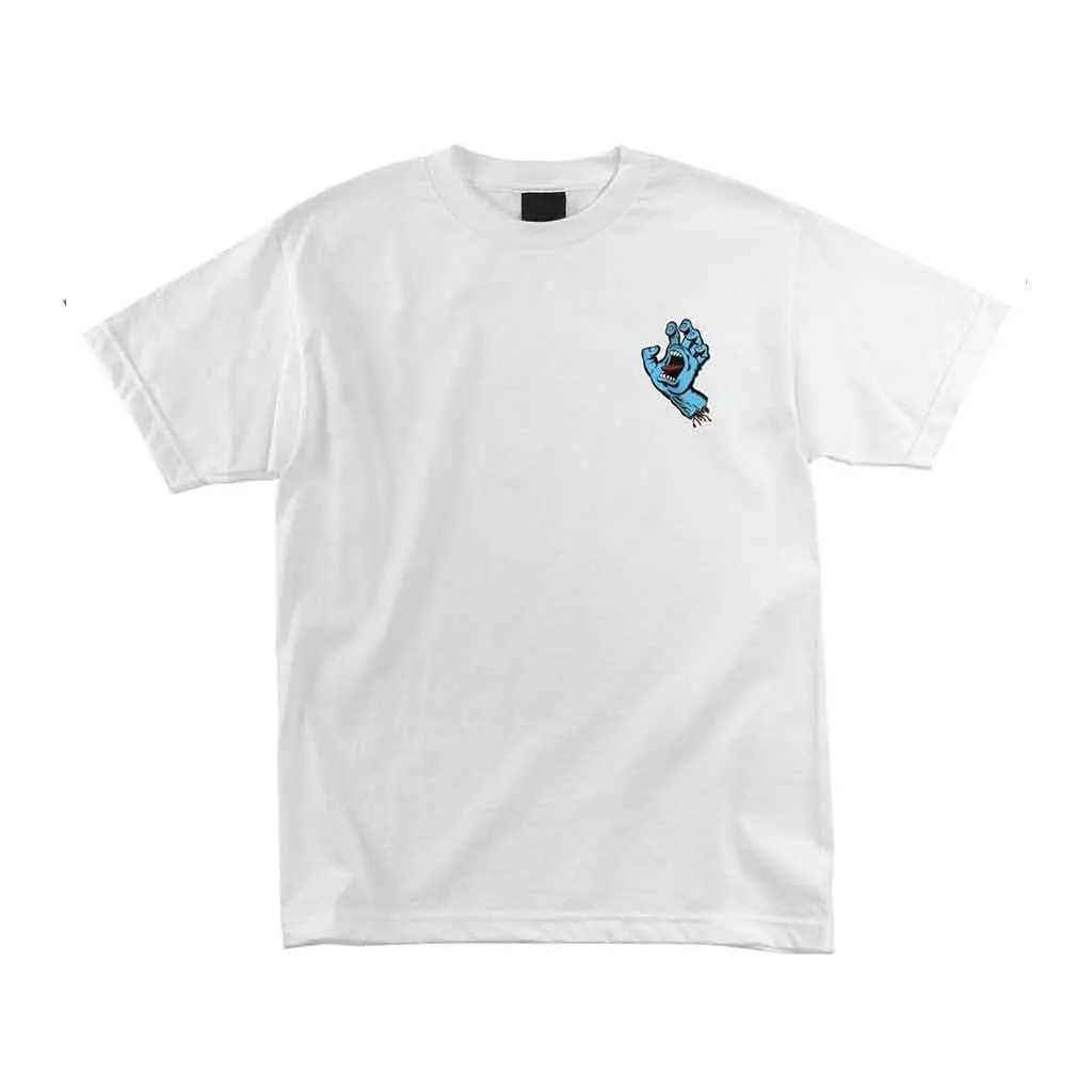 Santa Cruz Screaming Hand Tee - White 1