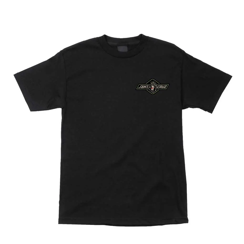 Santa Cruz Screaming Insigna S/S Tee - Black 1