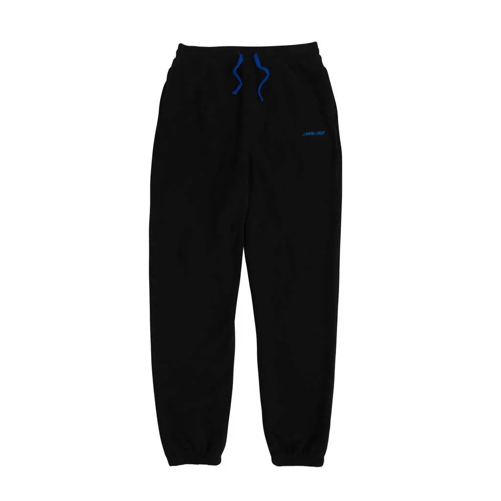 Santa Cruz Strip Polar Pull On Sweatpants - Black 1