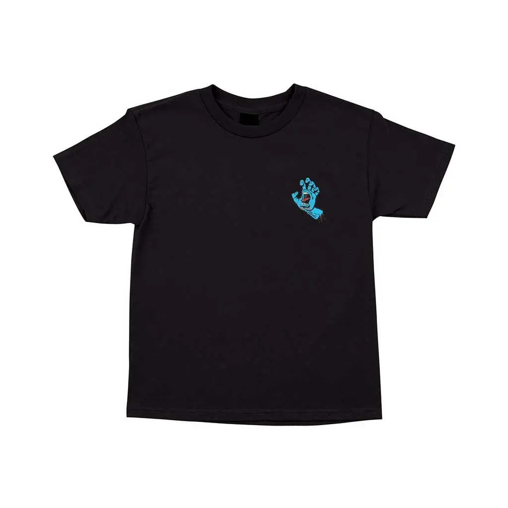 Santa Cruz Youth Screaming Hand S/S T-Shirt - Black 1