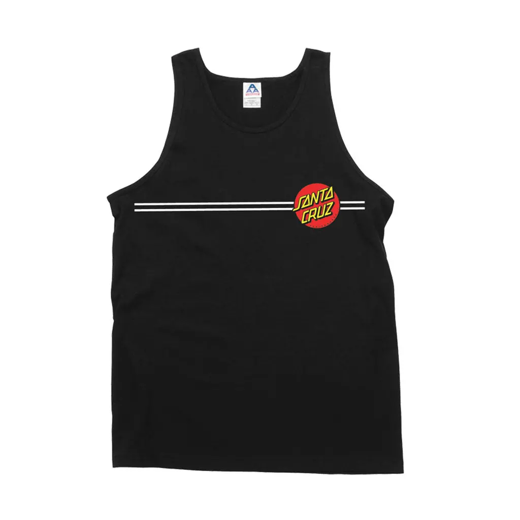 Santa Cruz Classic Dot Regular Tank - Black 1