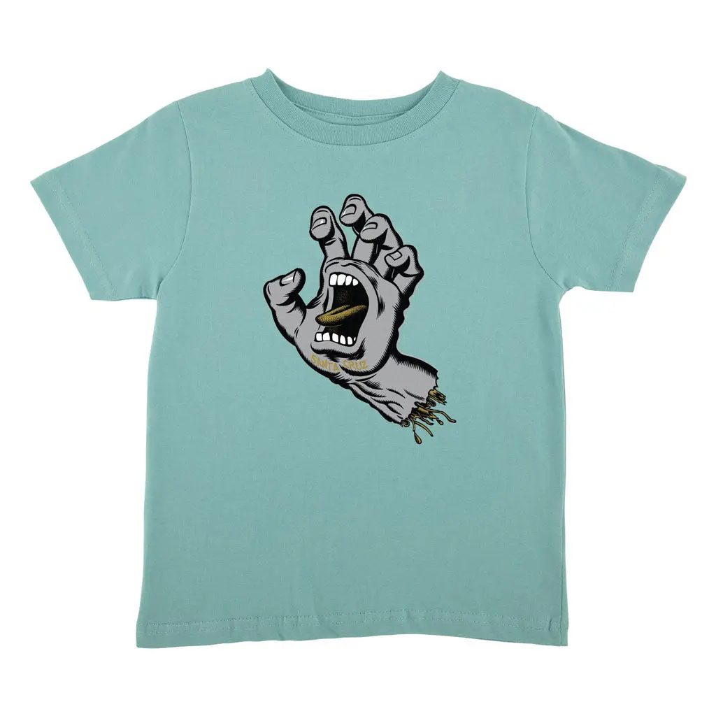 Santa Cruz Youth Screaming Hand Tee - Saltwater 1