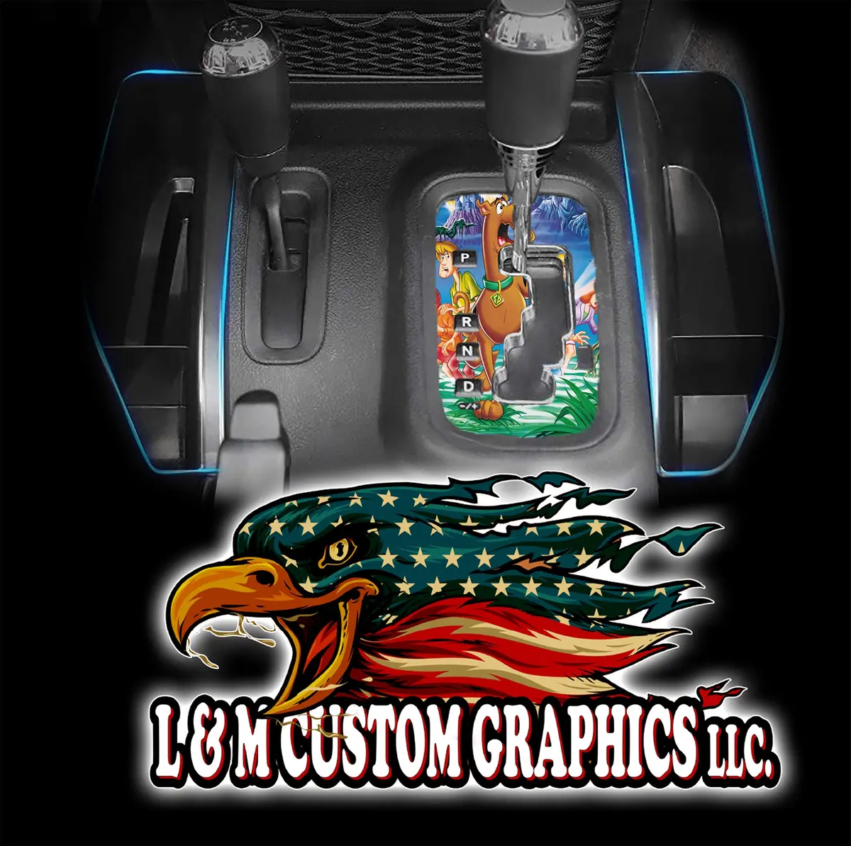 Scooby Jk Shifter Decal 1