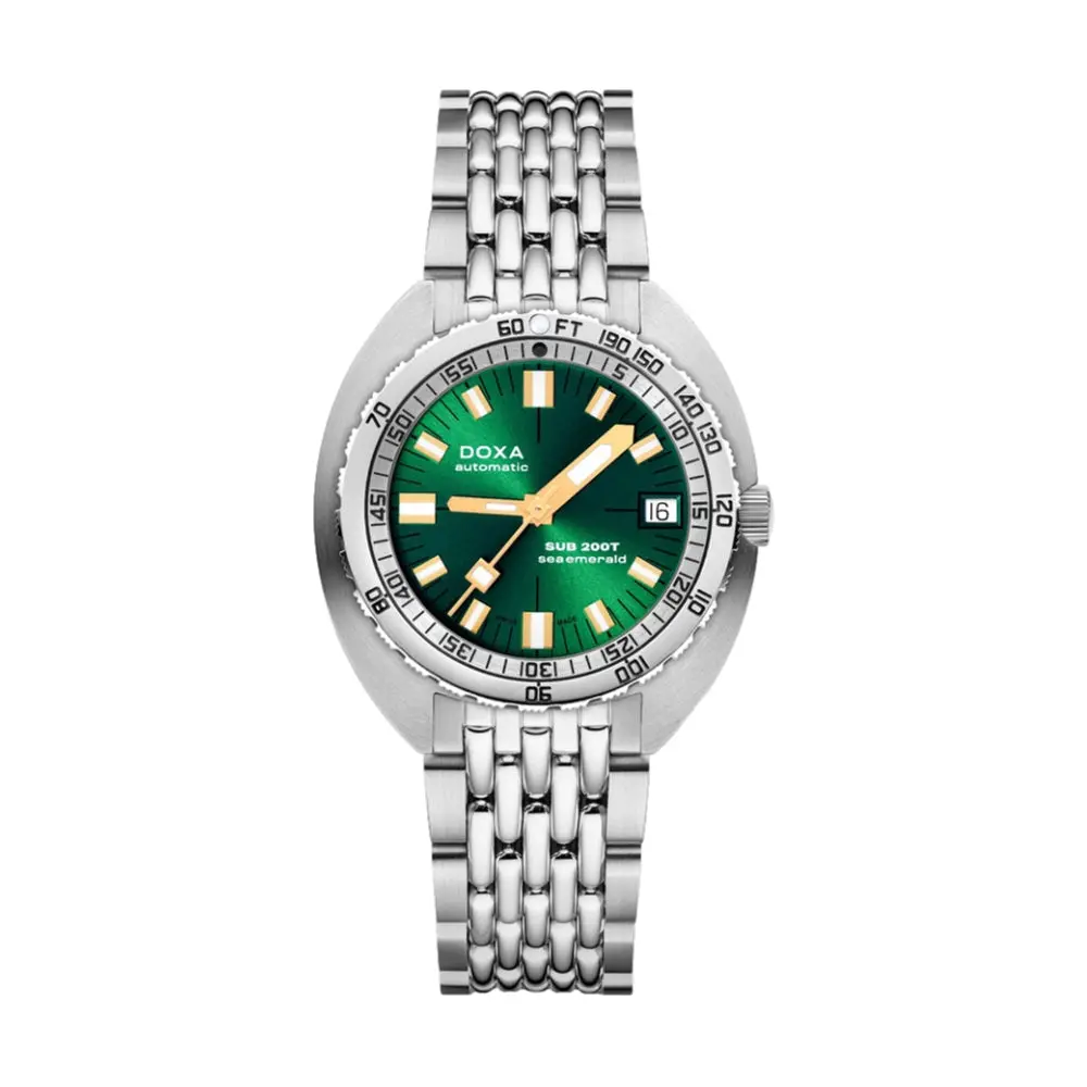 Sub 200T Sea Emerald 39Mm - Sunray Green On Bracelet 1