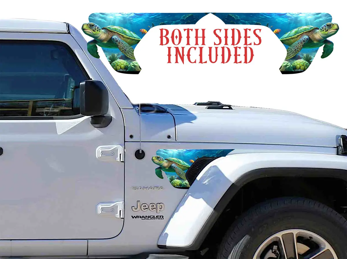 3 D Sea Turtle Fender Vent For The Jl Or Jt 2018 Or Newer 1