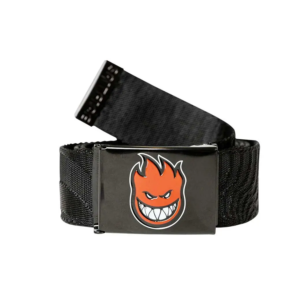 Spitfire Bighead Fill Jacquard Swirl Belt - Black 1
