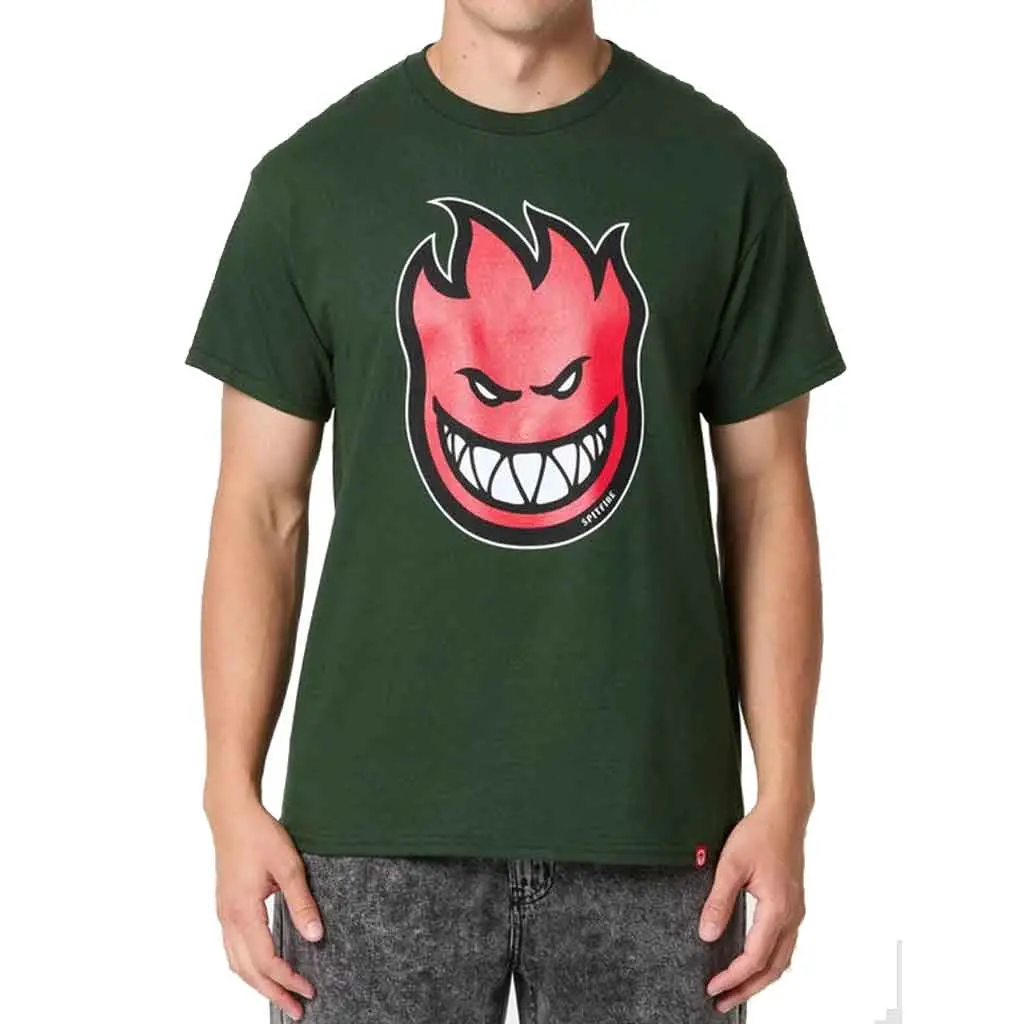 Spitfire Bighead Fill S/S Tee - Forest Green 1