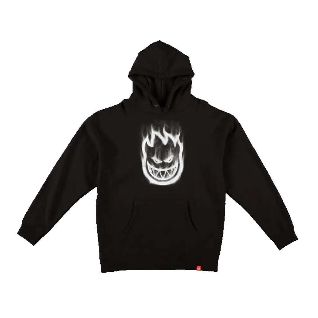 Spitfire Bighead Smoke Hoodie - Black/White 1