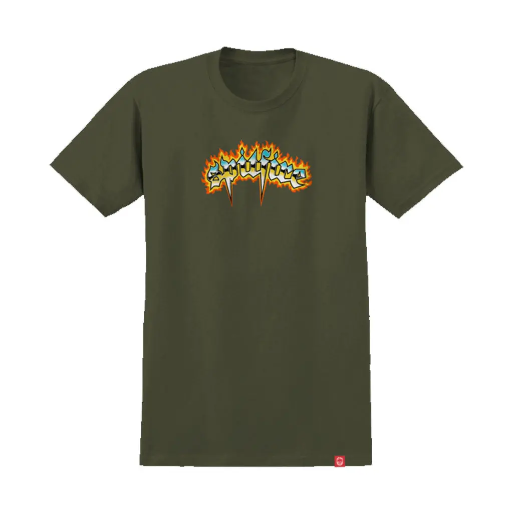 Spitfire Chrome Venom S/S Tee - Military Green 1