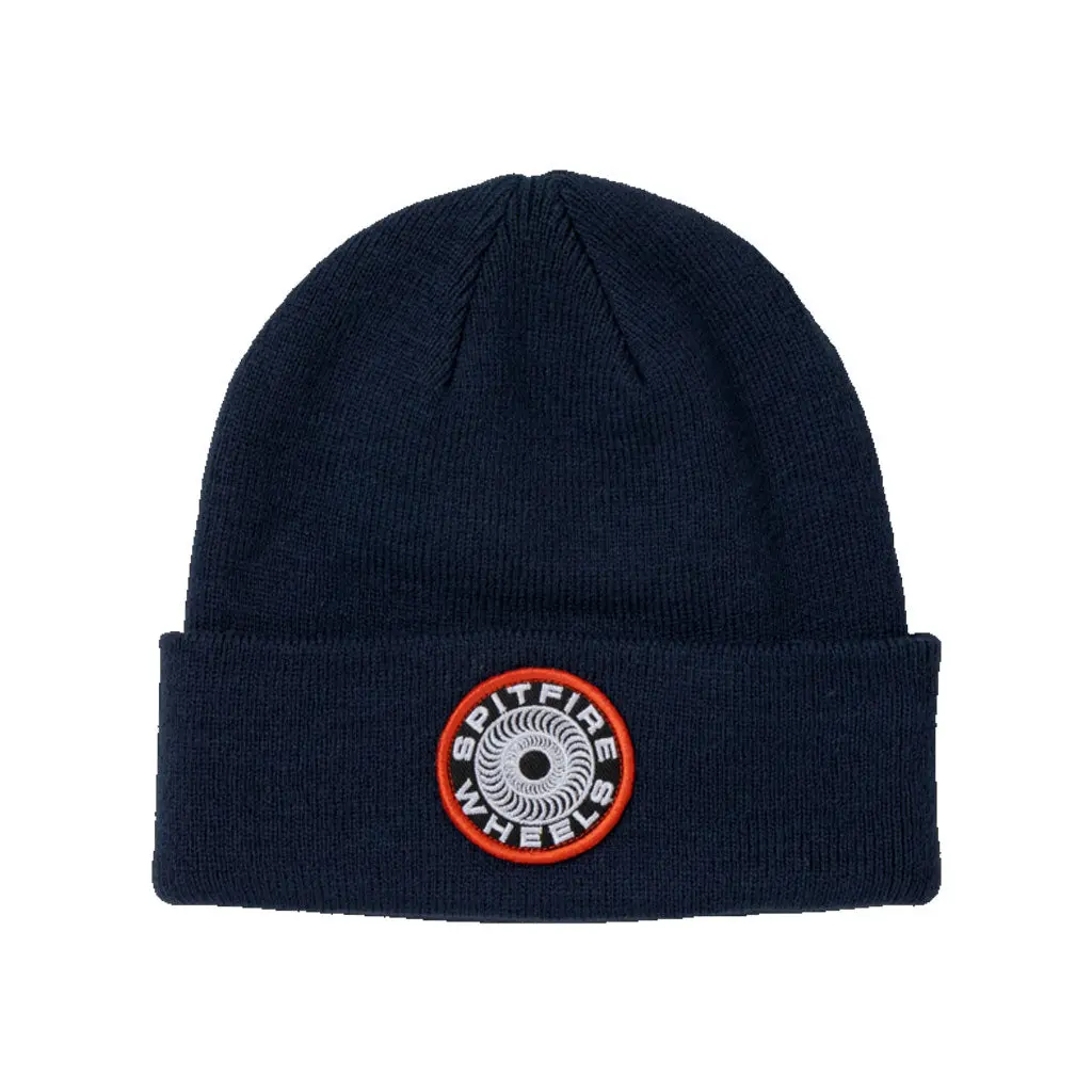 Spitfire Clsc '87 Swirl Patch Beanie - Navy 1