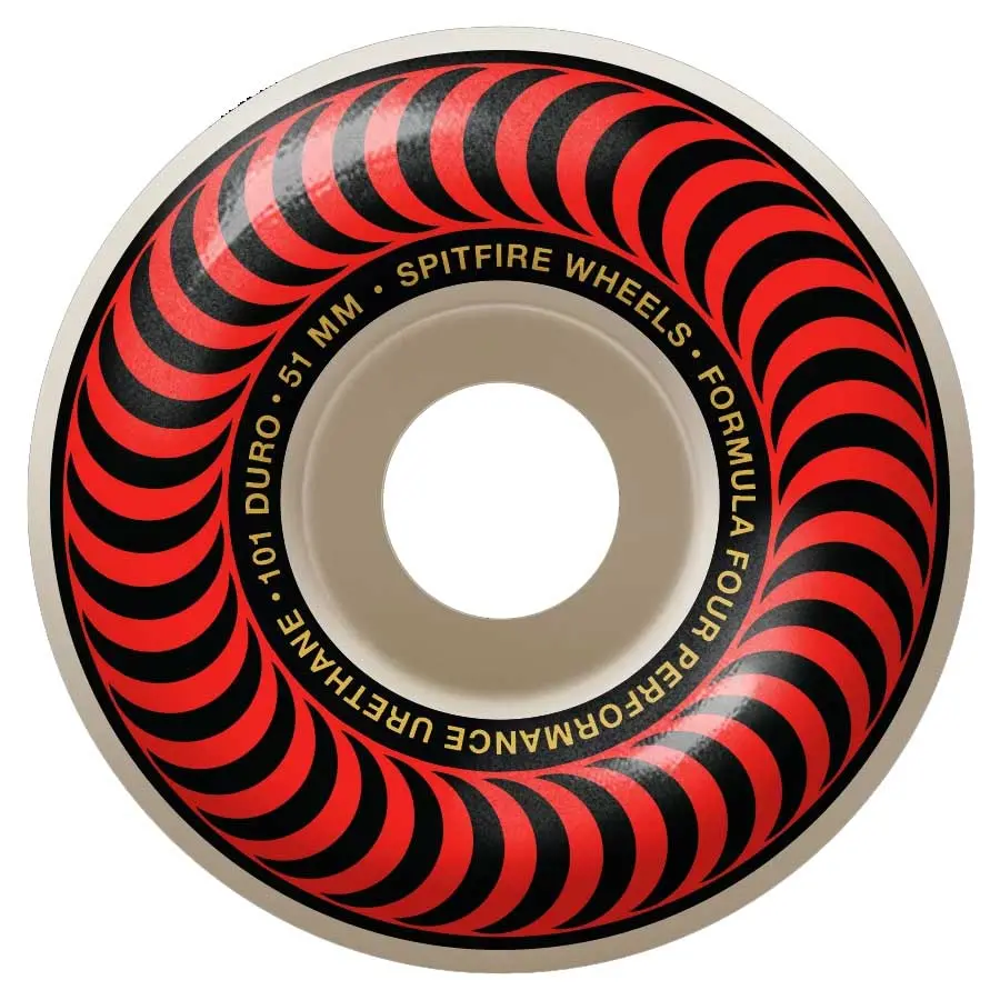 Spitfire F4 101 Classic 51Mm Wheel - Red 1