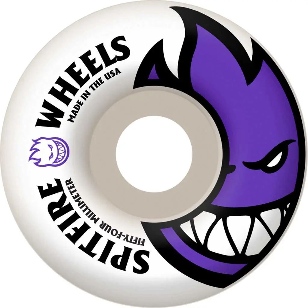 Spitfire Wheels Bighead 54Mm - White/Purple 1