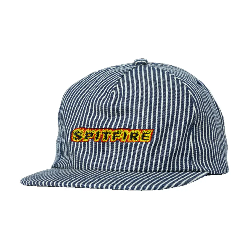 Spitfire Flames Script Strapback - Indigo 1