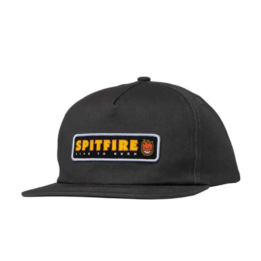 Spitfire Ltb Patch Snapback - Charcoal 1