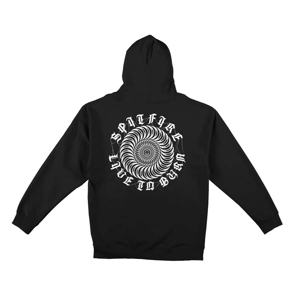 Spitfire Web Classic Hoodie - Black 1