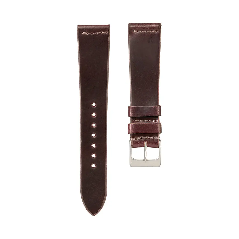 Brown Shell Cordovan Leather Strap 1