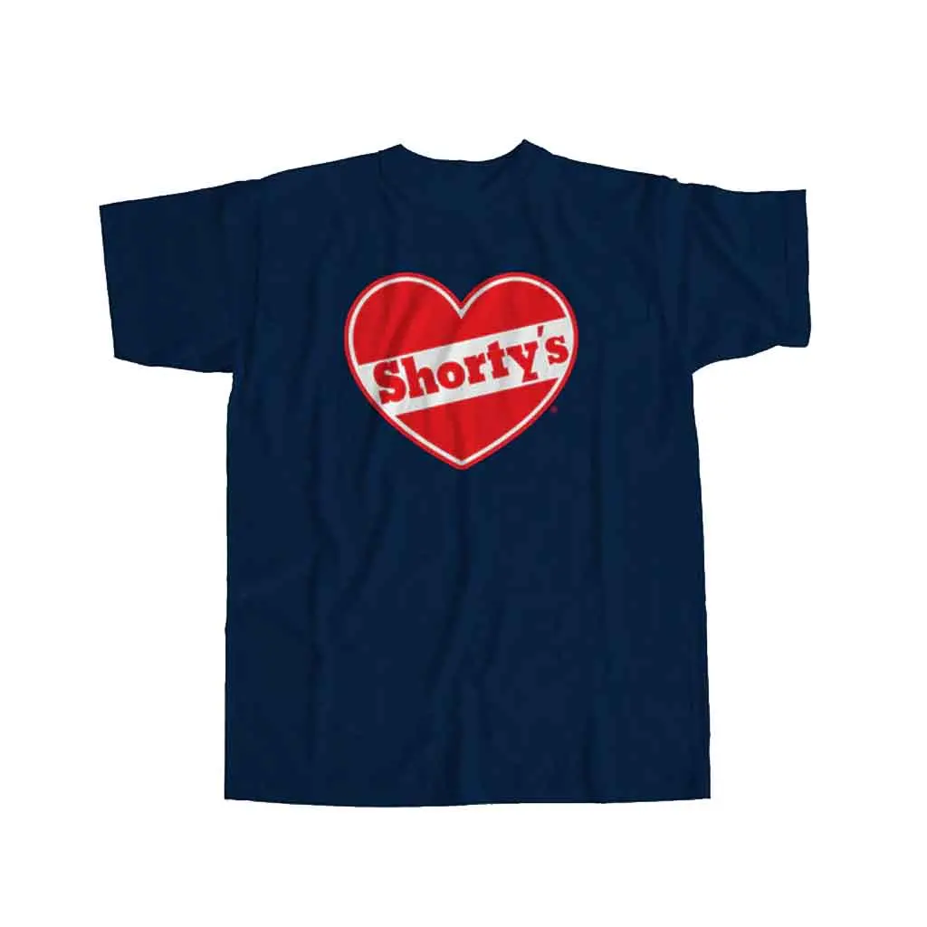 Shorty's Heart Logo S/S Tee - Navy 1