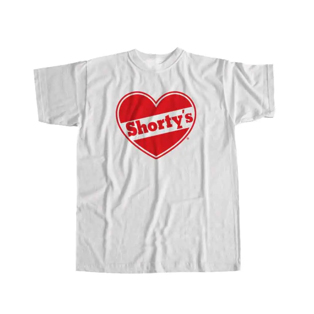 Shorty's Heart Logo S/S Tee - White 1