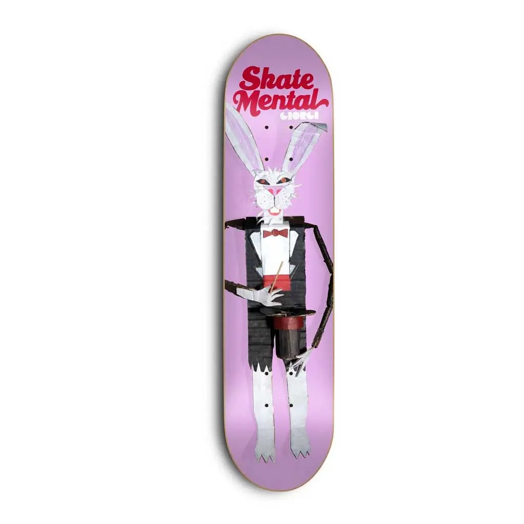 Skate Mental Giorgi Rabbit Doll 8.25" Deck 1