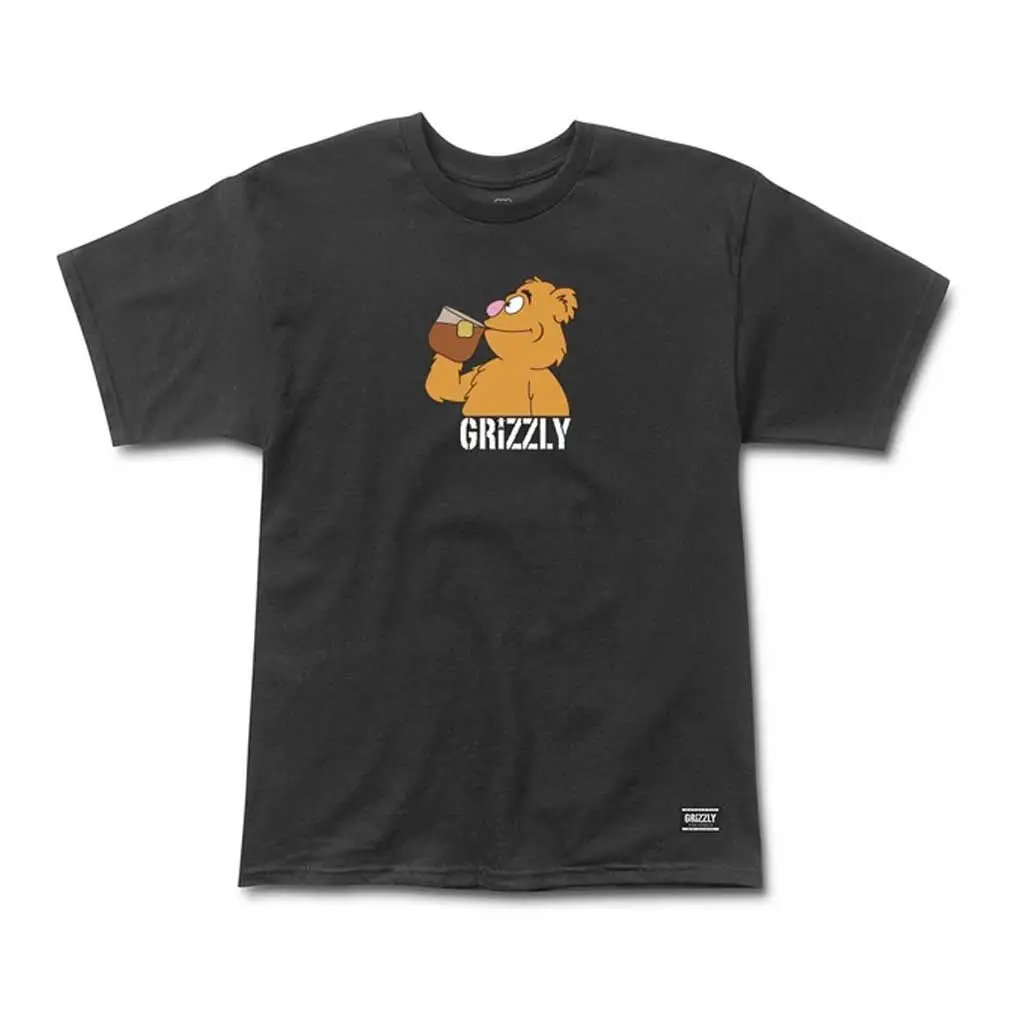 Grizzly Slow Sip Ss Tee - Black 1