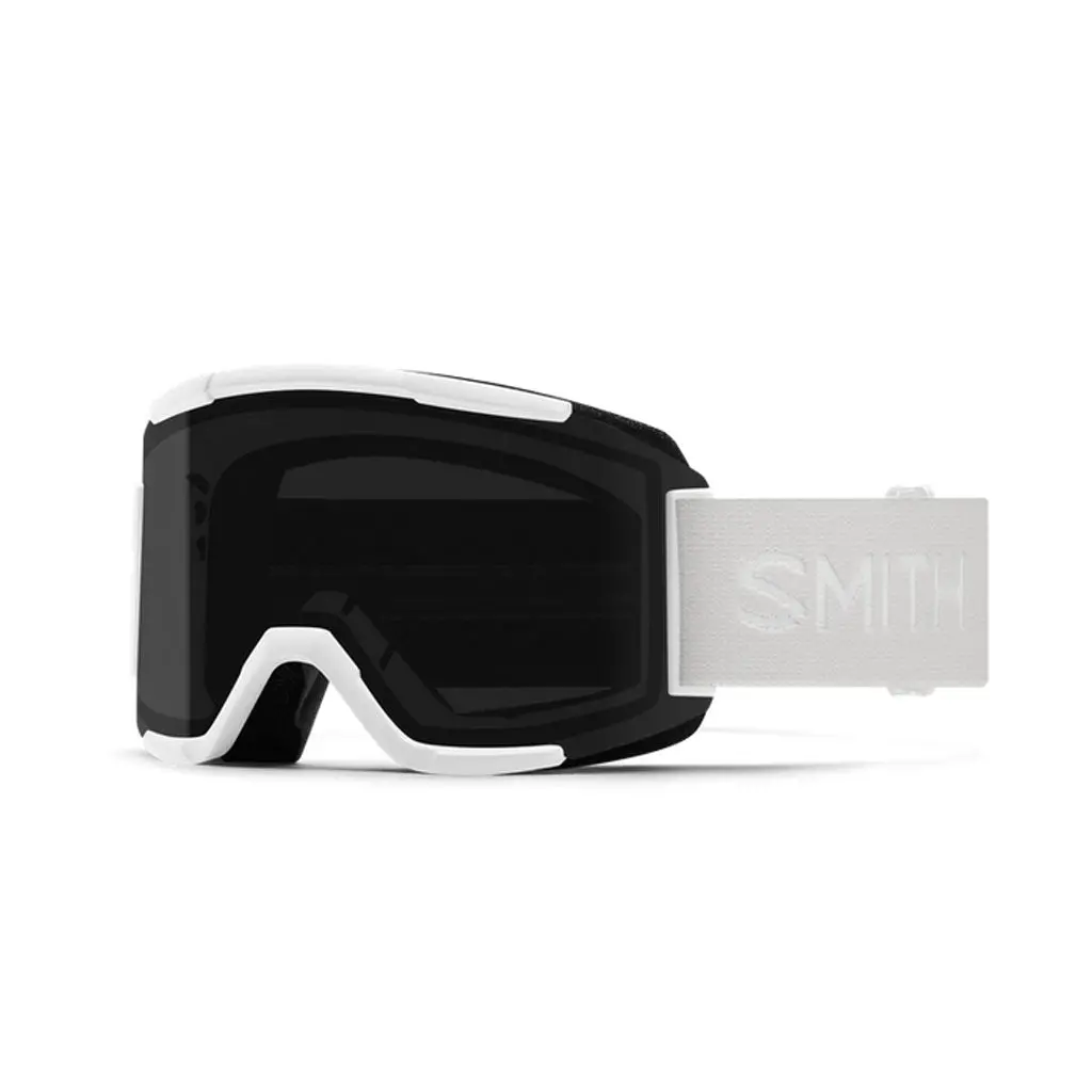 Smith 25/26 Squad Mag Goggles - White Vapor + Chromapop Sun Black 1