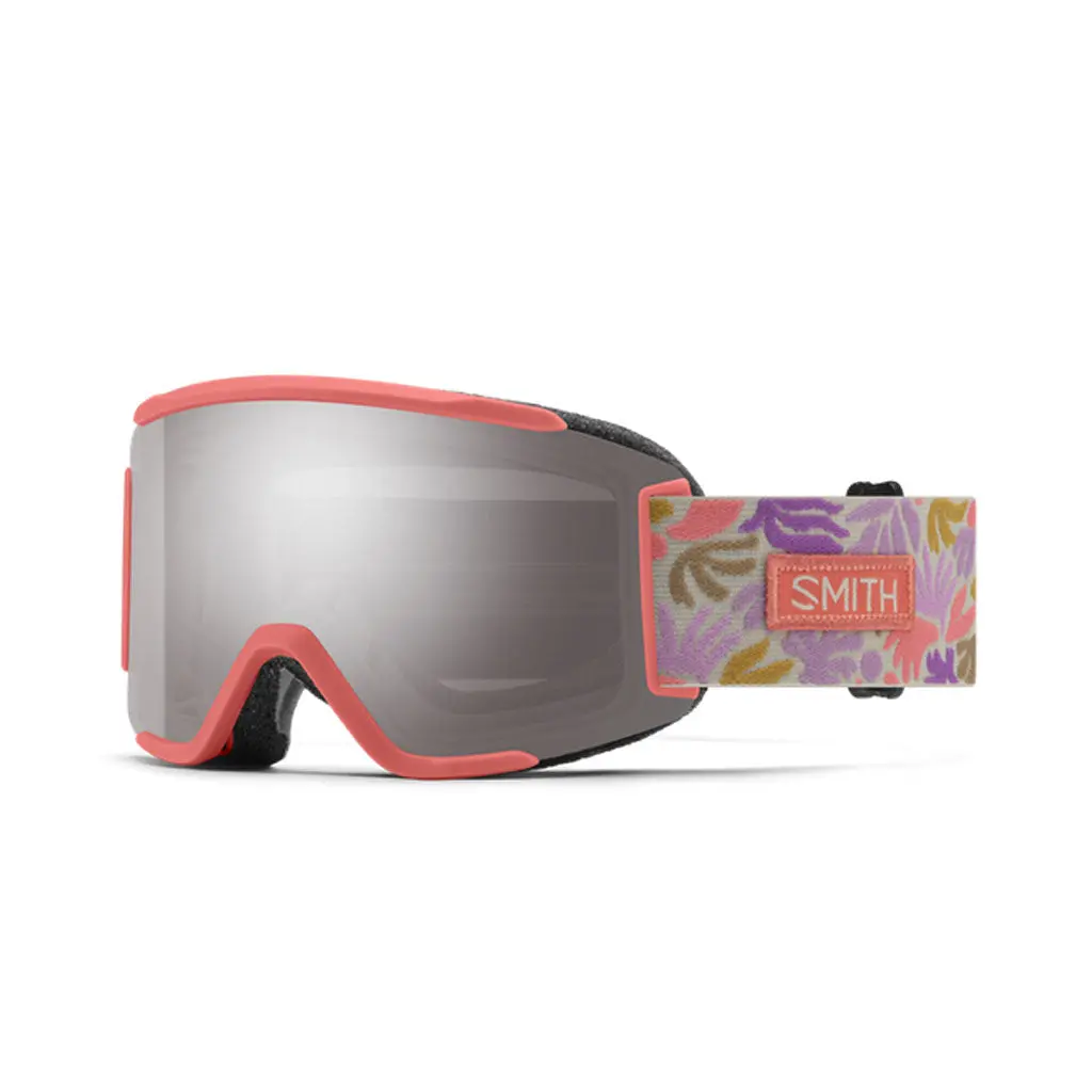 Smith 25/26 Squad S Goggles - Flare Flora + Chromapop Sun Platinum Mirror 1