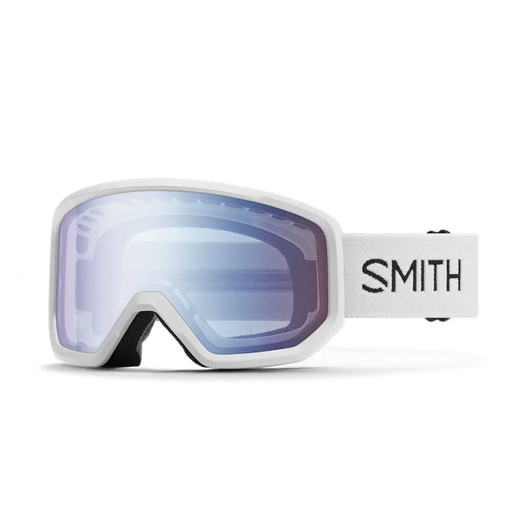 Smith 25/26 Transfer Goggles - White + Blue Sensor Mirror 1