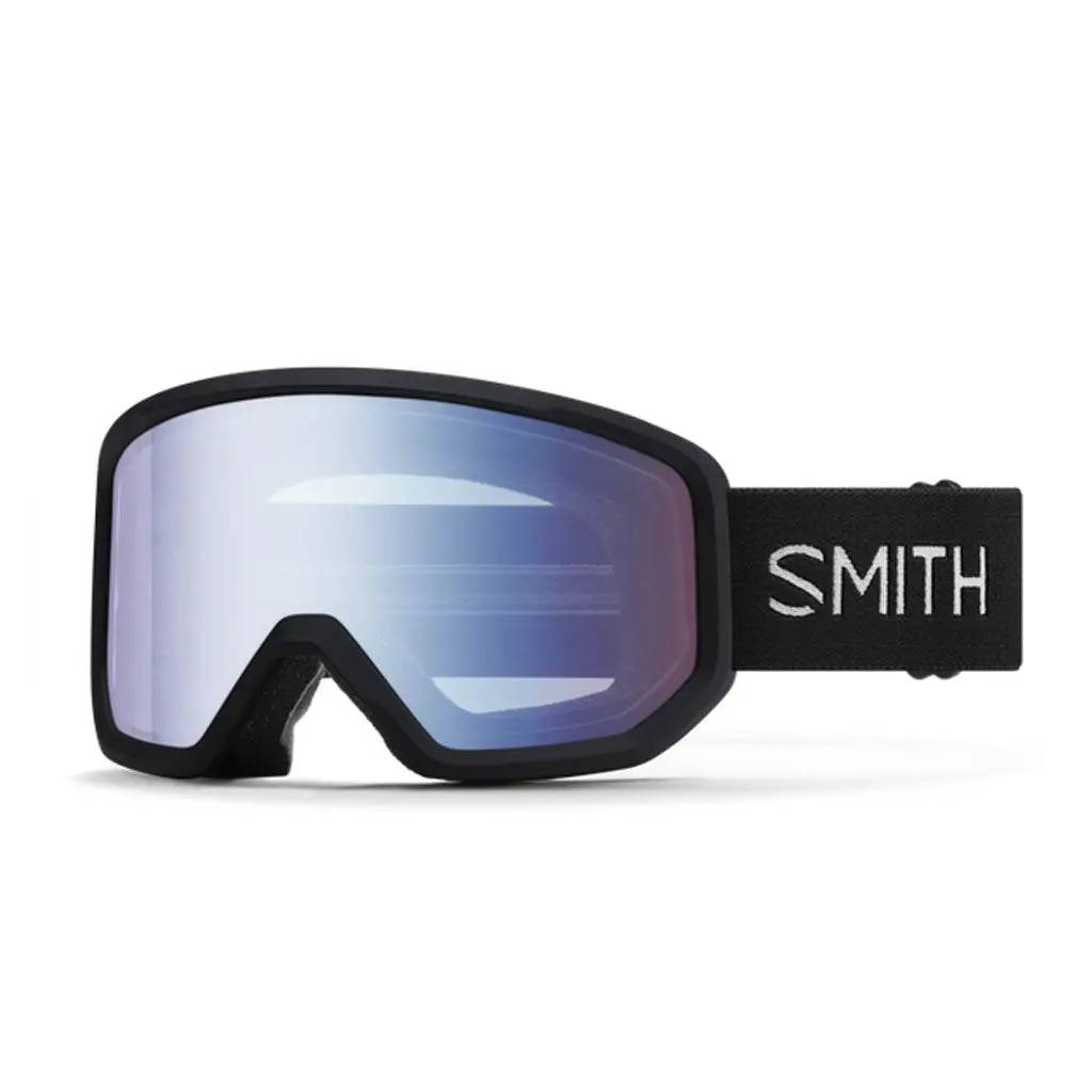 Smith 25/26 Transfer Low Bridge Fit Goggles - Black + Blue Sensor Mirror 1