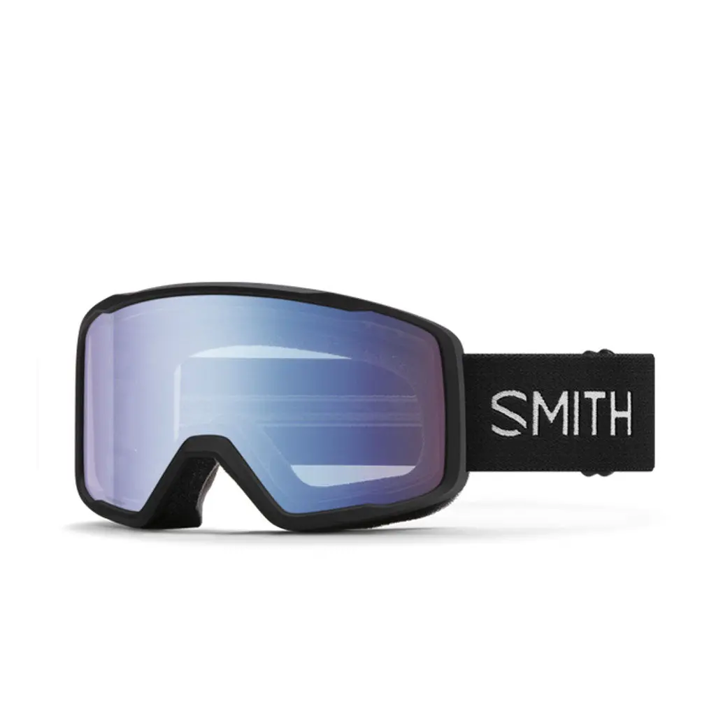 Smith 25/26 Tribute Goggles - Black + Blue Sensor Mirror 1