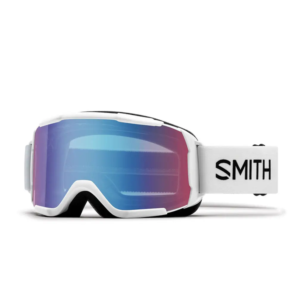 Smith 25/26 Daredevil Goggles - White + Blue Sensor Mirror 1