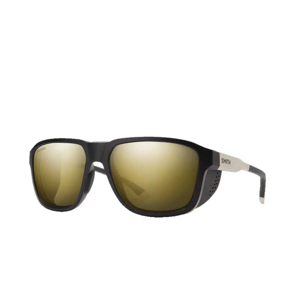 Smith X Tnf Embark - Tnf Matte Black - Matte Gardenia White + Chromapop Polarized Black Gold Lens 1