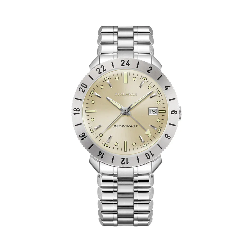 Astronaut Lti Titanium 41Mm - Champagne On Bracelet W/ Extra Strap 1