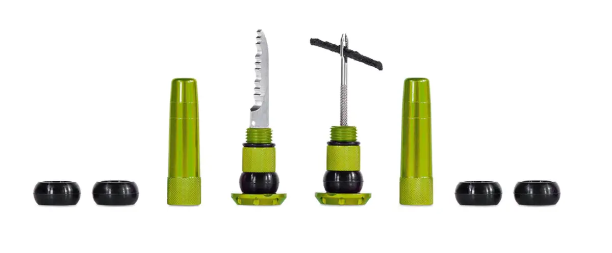Muc-Off, Stealth Tubeless Plugs, Patch Kit, Green, Pair 1