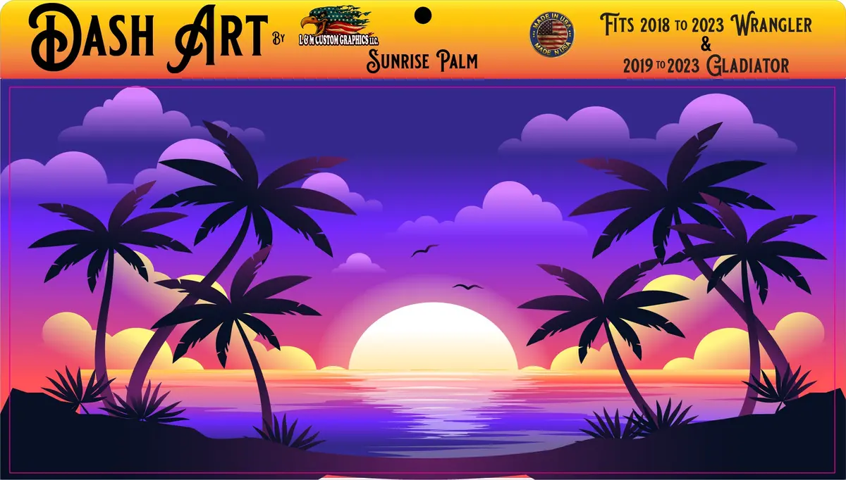 Purple Sunrise Beach Dash Art 1