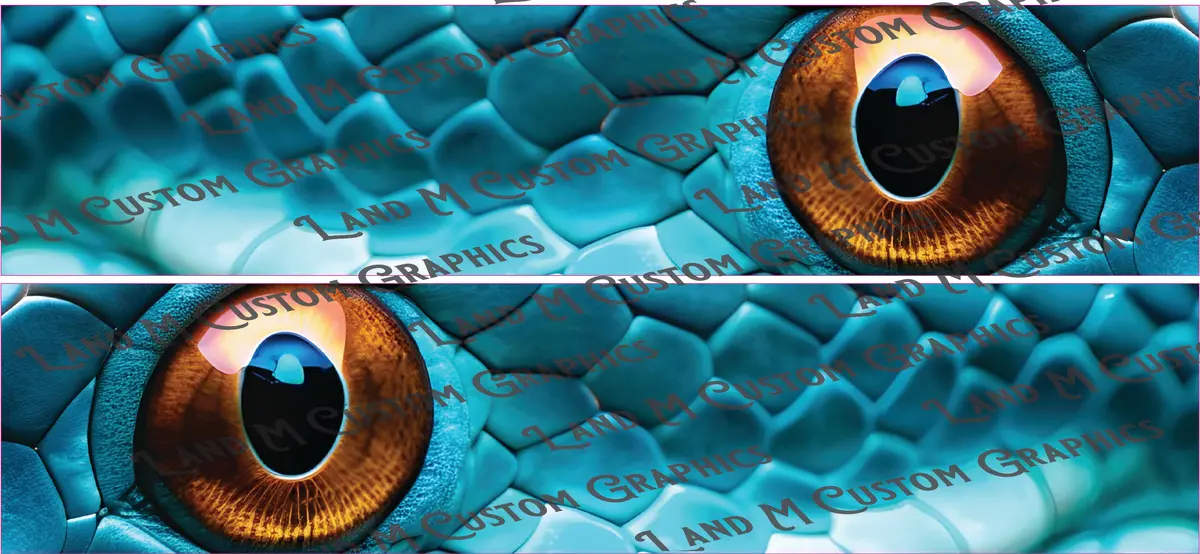 Jeep Cherokee Kl Headlight Decals Teal Copperhead 1
