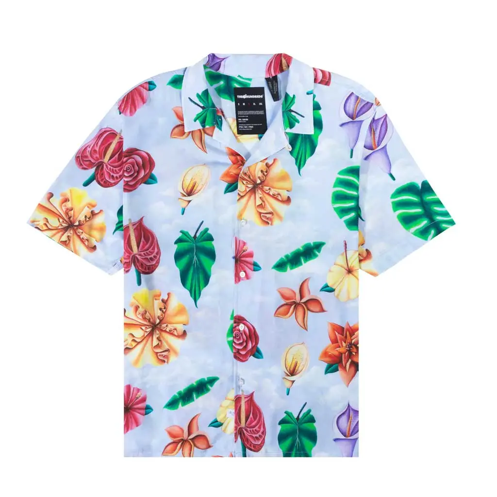 The Hundreds Blooming Ss Woven - Light Blue 1