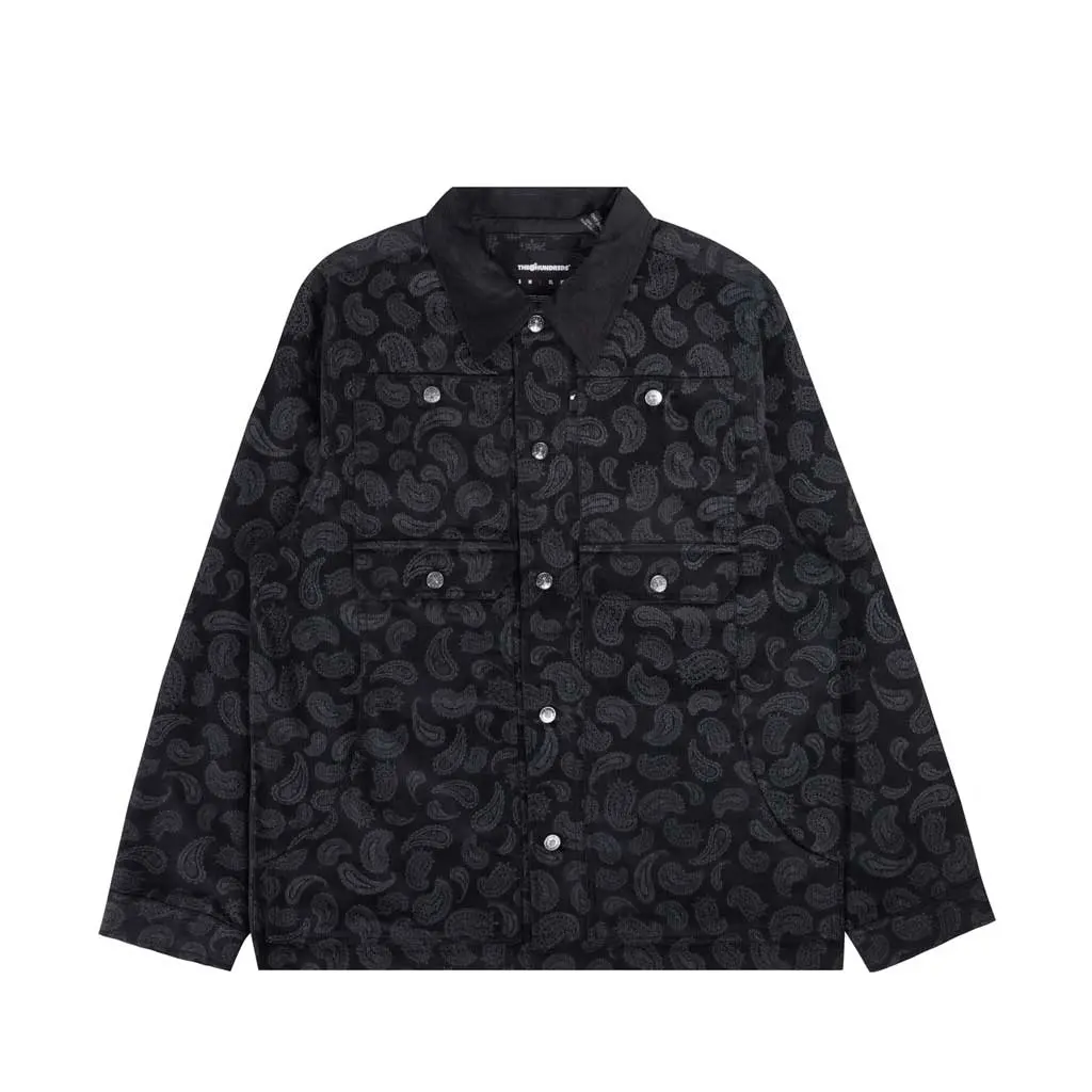 The Hundreds Paisley Jacket - Black 1