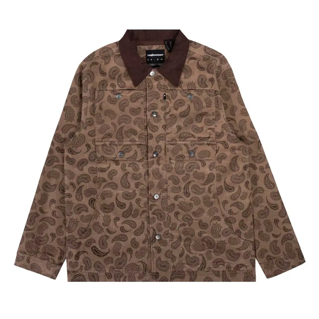 The Hundreds Paisley Jacket - Dark Khaki 1