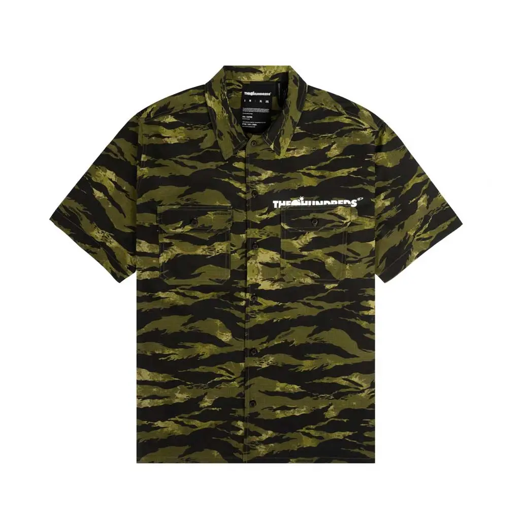 The Hundreds Bdu Ss Woven - Olive 1