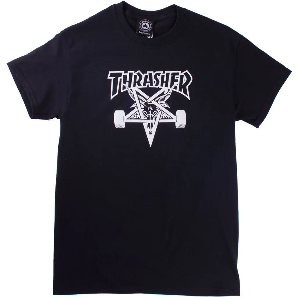 Thrasher Skate Goat Tee - Black 1