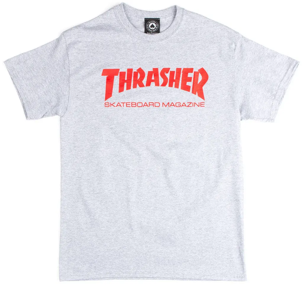 Thrasher Skate Magazine Tee - Grey 1