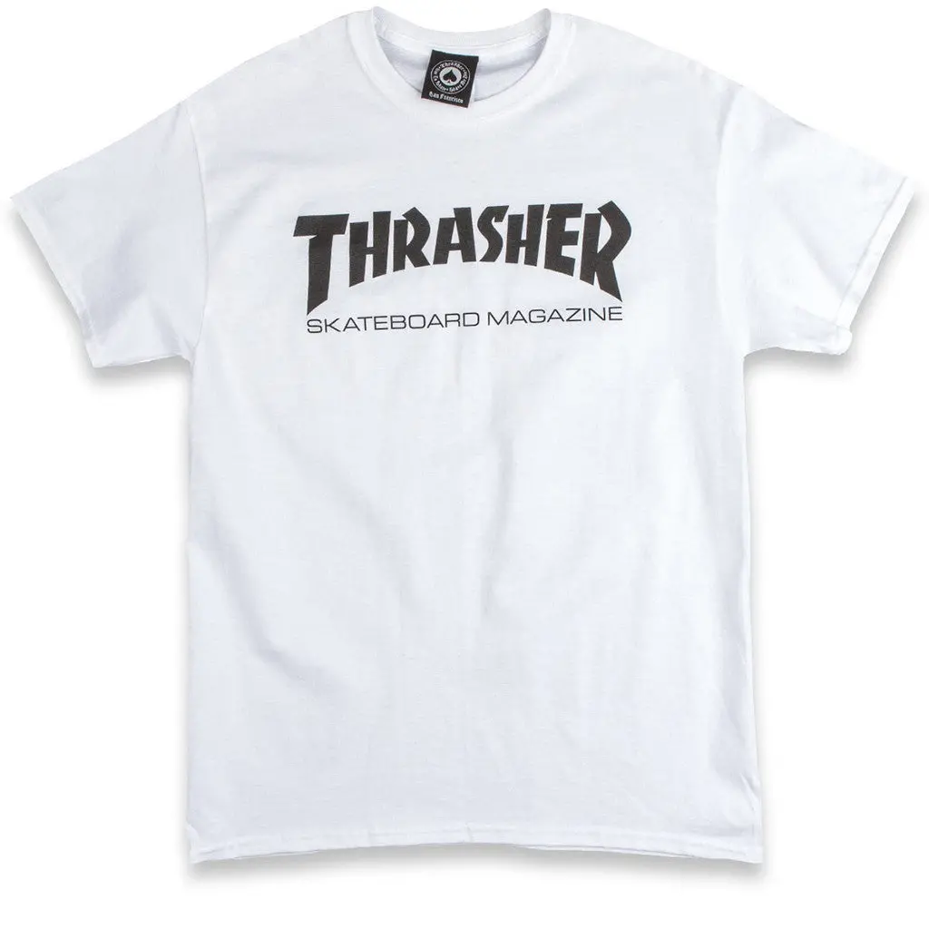 Thrasher Skate Magazine Tee - White 1