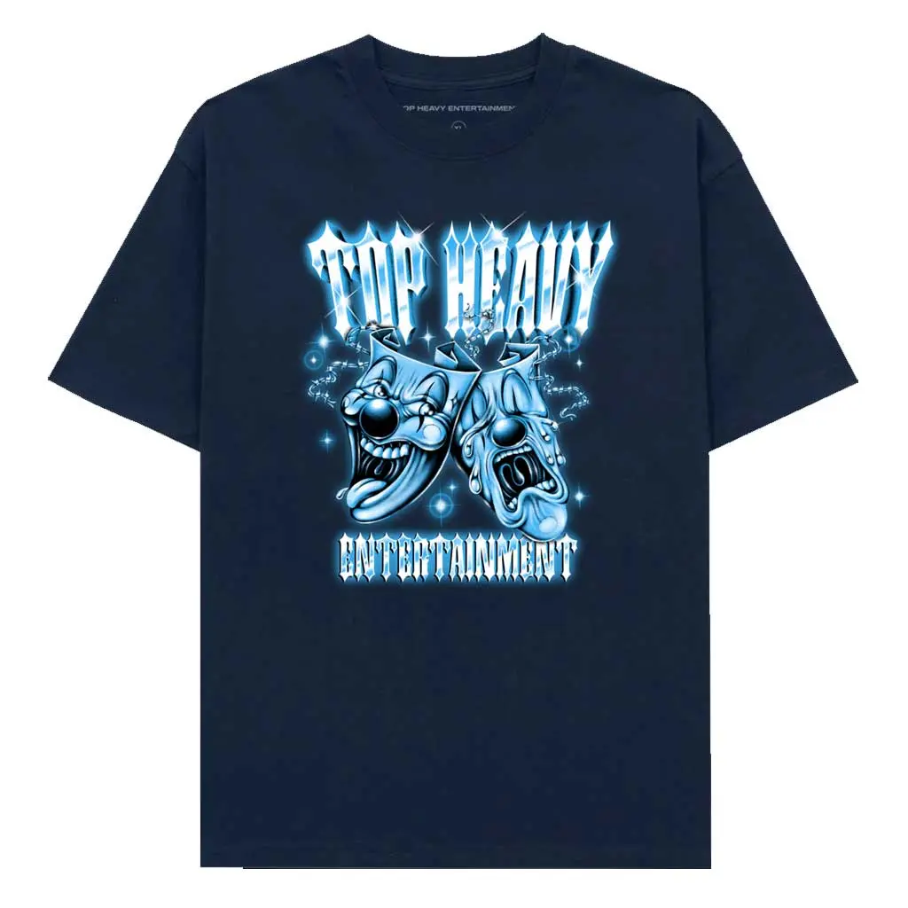 Top Heavy Cry Later Tee - Navy 1