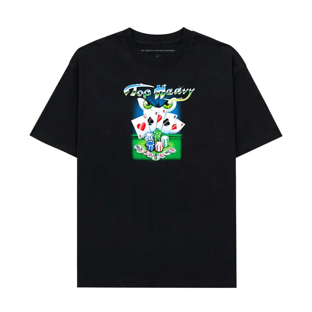 Top Heavy X Boarders King Of Hearts Tee - Black 1
